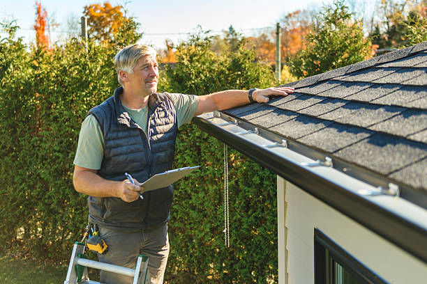Professional Flat Roof Repair technician working in Crescent, OK